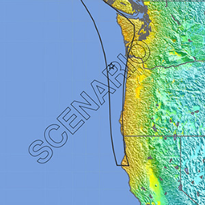 example of scenario ShakeMap